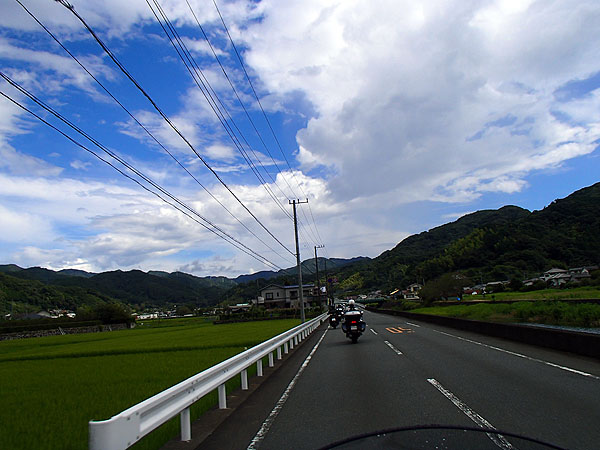 蛇石峠へ